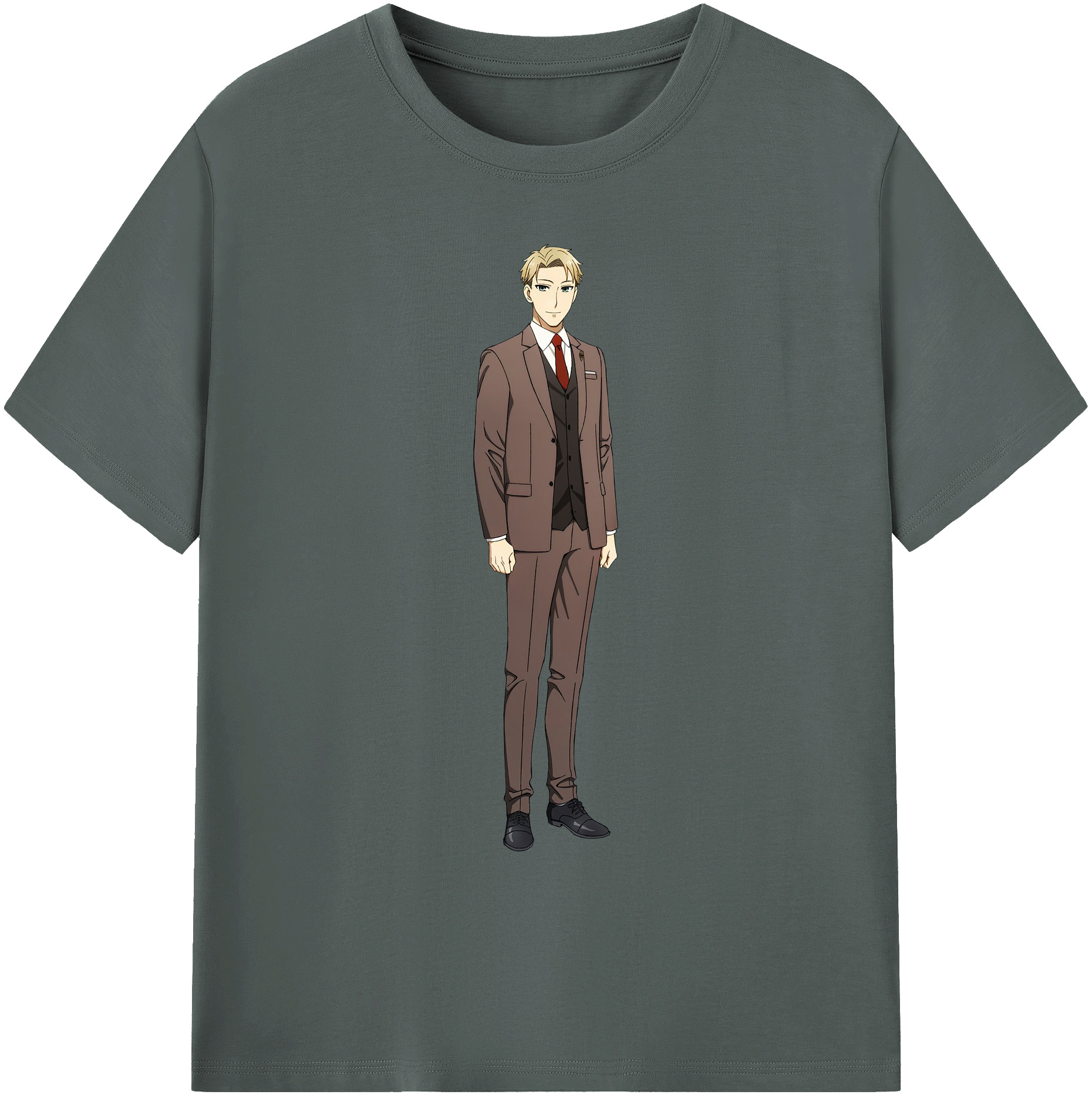 （画像用） SPY×FAMILY间谍家家酒 綿100％ メンズ半袖Tシャツ｜肌触りやわらか＆通気性